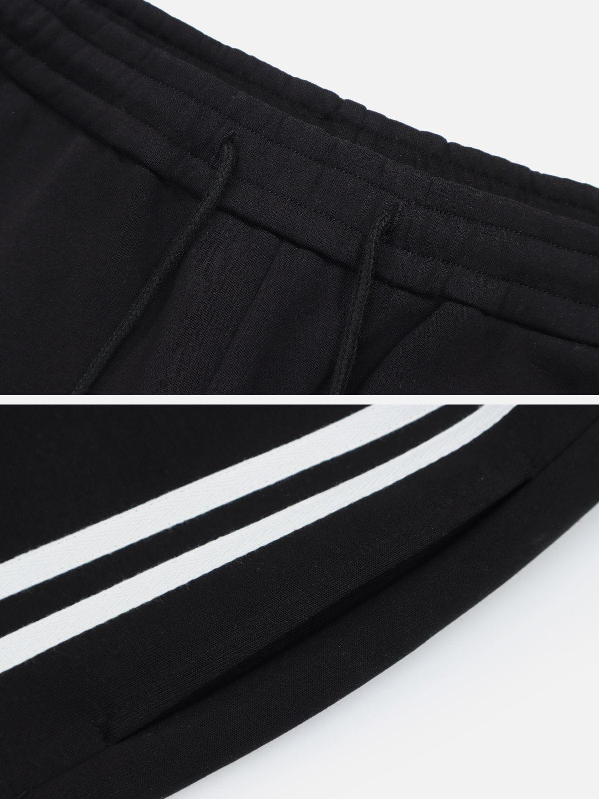 Striped Side Pockets Sweatpants