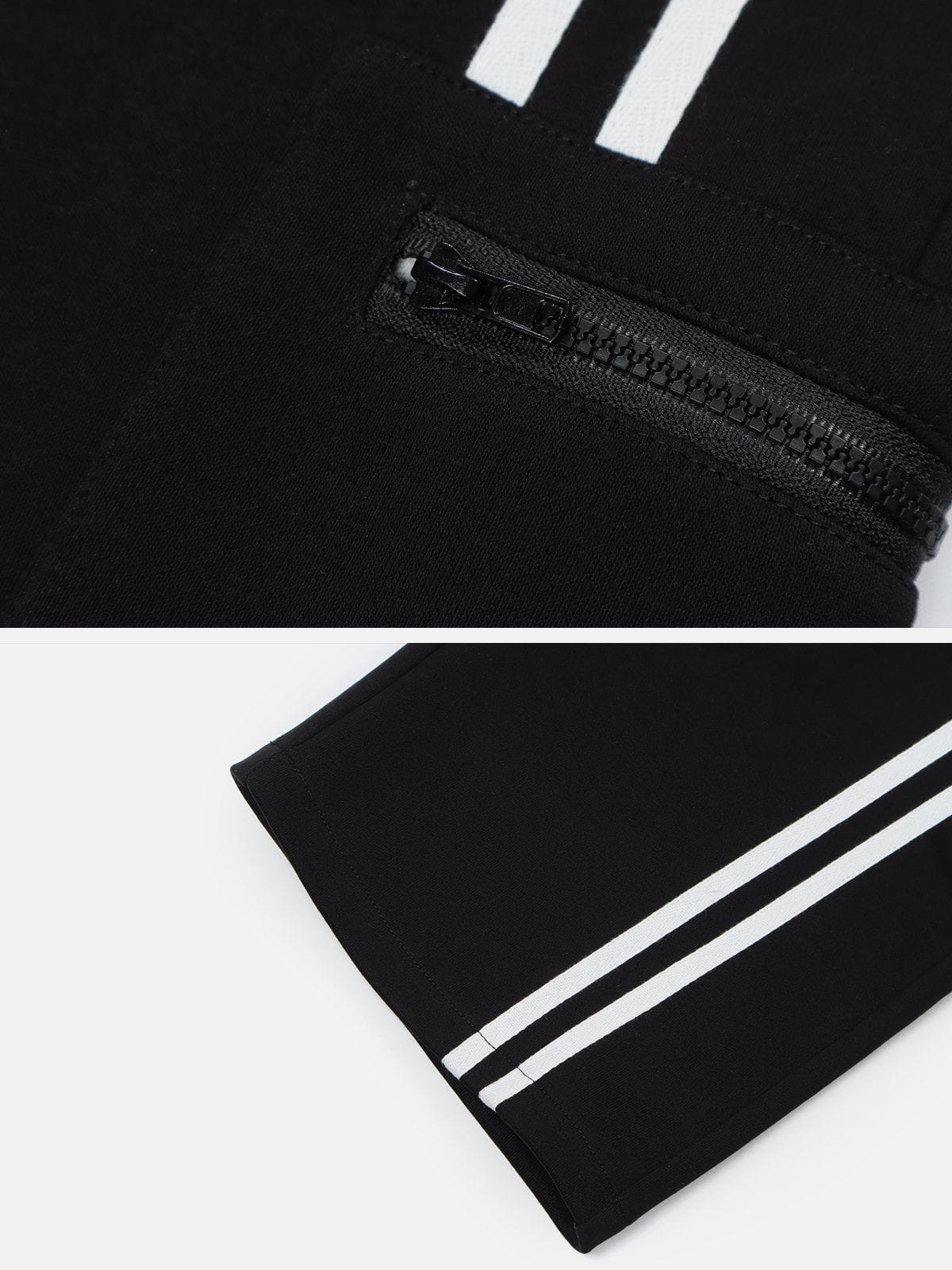 Striped Side Pockets Sweatpants