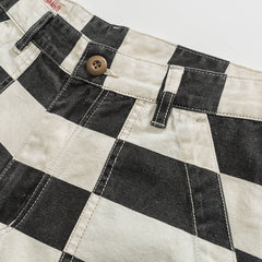 Striped Workwear Casual Shorts