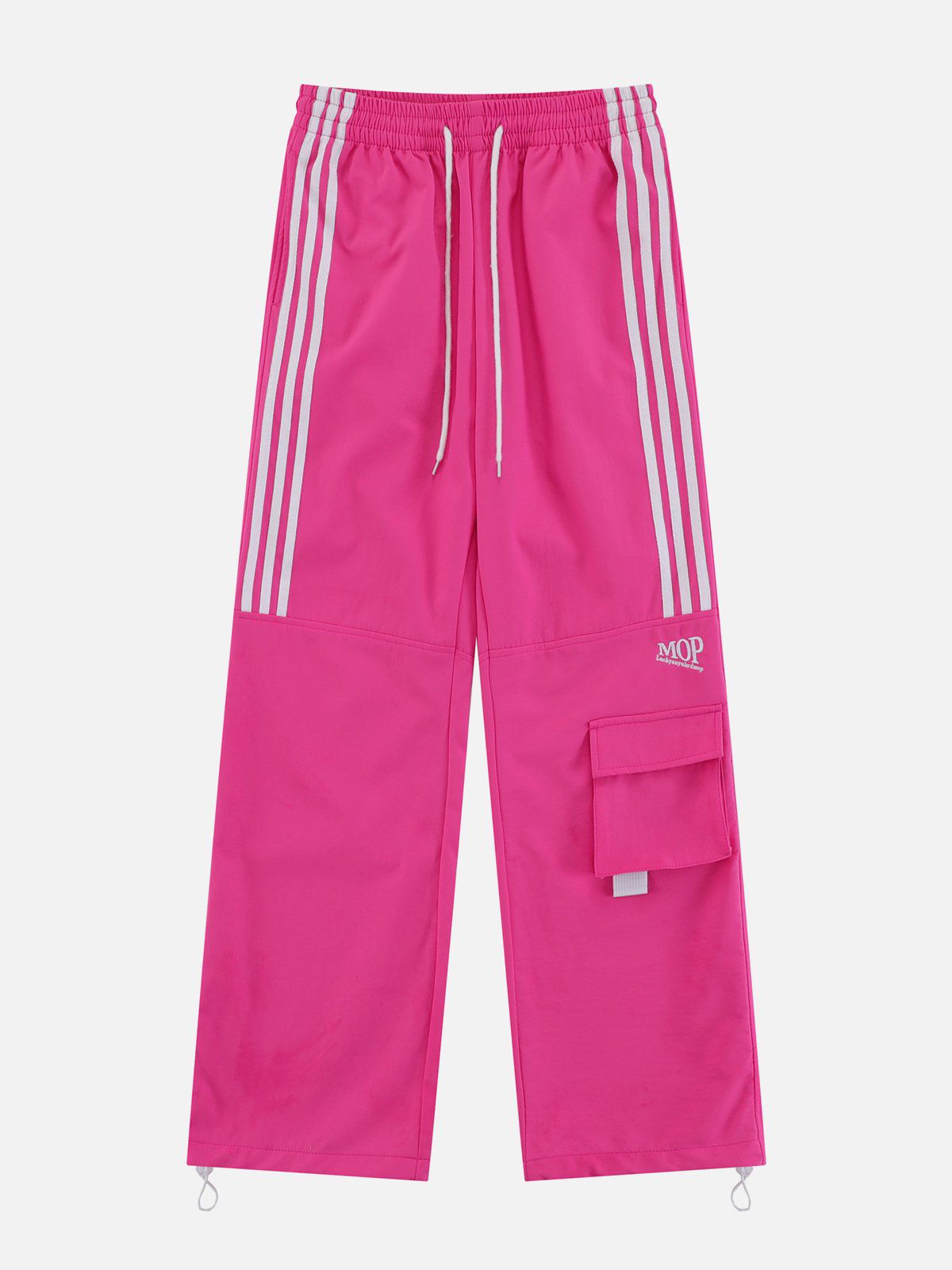 Tapered Leg Striped Sweatpants