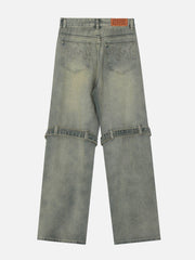 Taping Washed Jeans