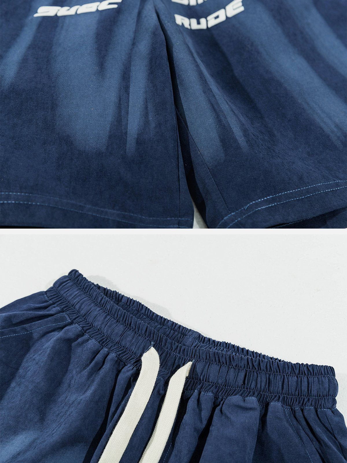 Tie-Dye Drawstring Shorts