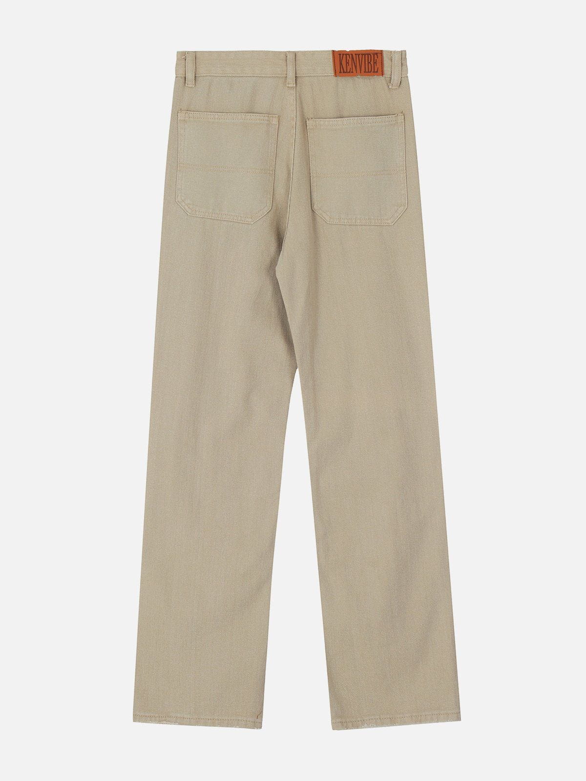 Tie Dye Splash Ink Hole Jeans