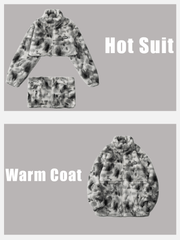 Tie-Dye-Sherpa-Zweiteiler