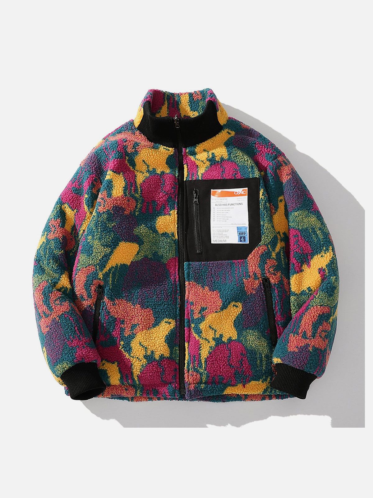 Tie dye "Wearable on both sides" Winter Coat