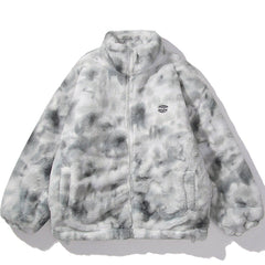Manteau d'hiver tie-dye