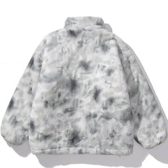 Manteau d'hiver tie-dye