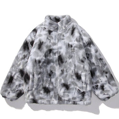 Manteau d'hiver tie-dye