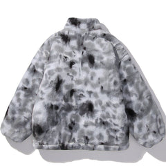 Manteau d'hiver tie-dye