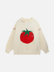 Tomato Jacquard Sweater