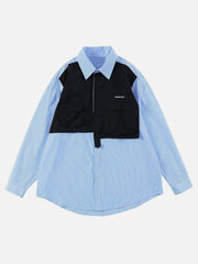 Two Fake Vests Long-sleeved Shirt