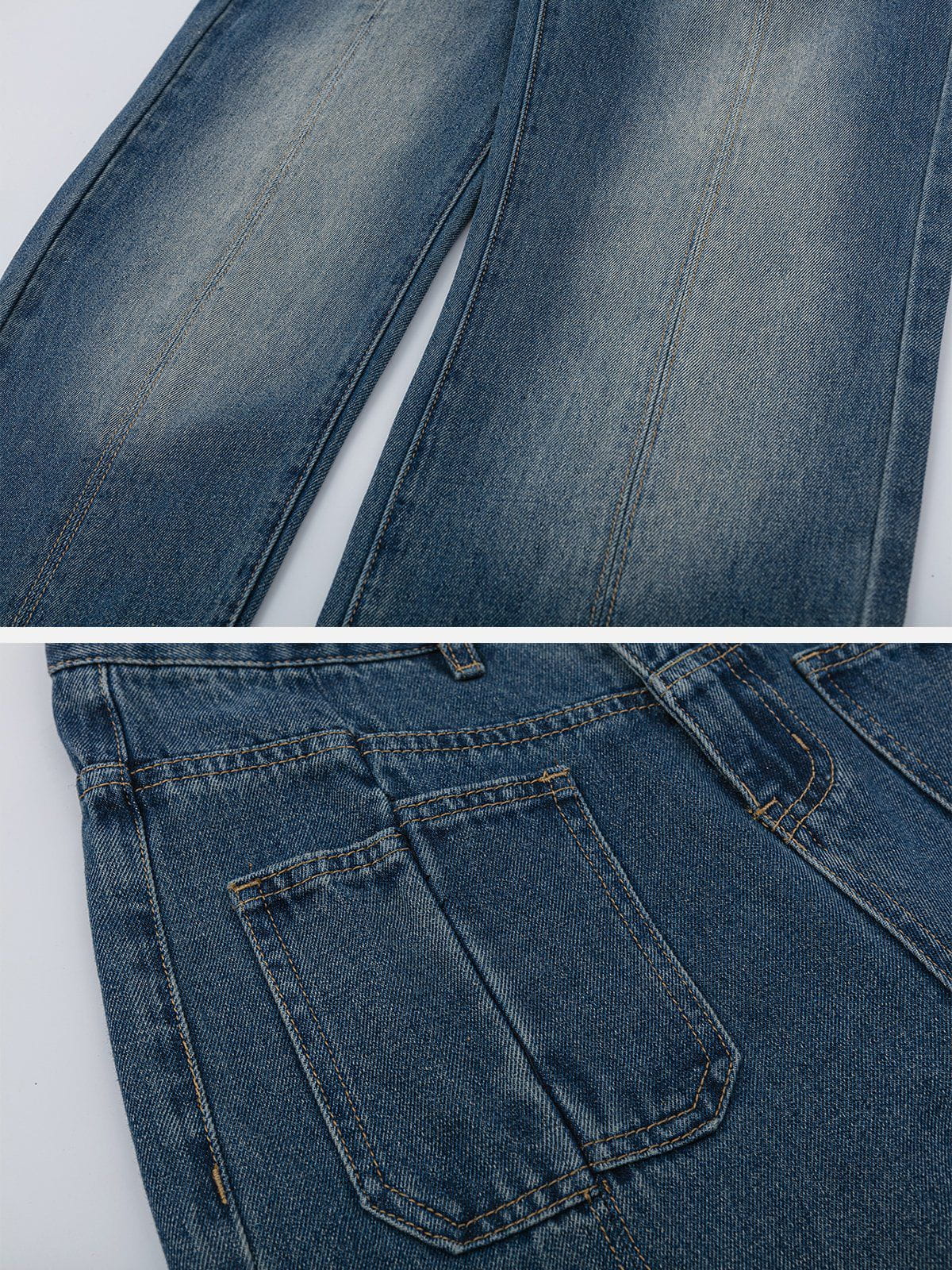 Vertical Pocket Jeans