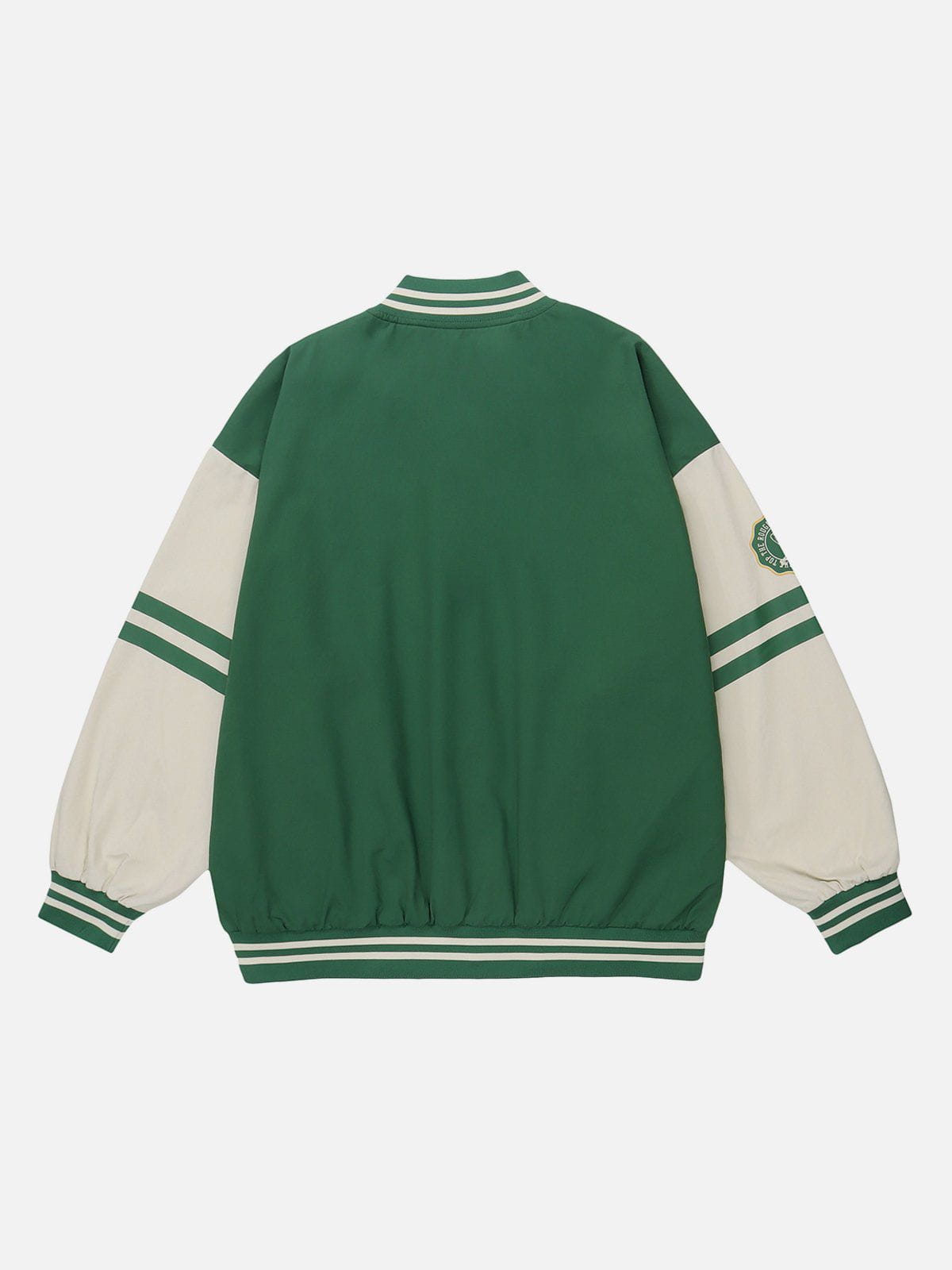 Vintage Kontrast Collegejacke 