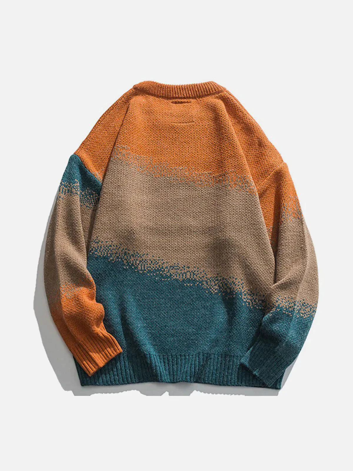 Vintage Gradient Knit Sweater