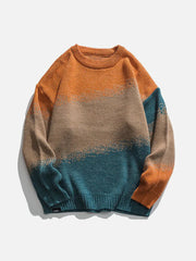 Vintage Gradient Knit Sweater