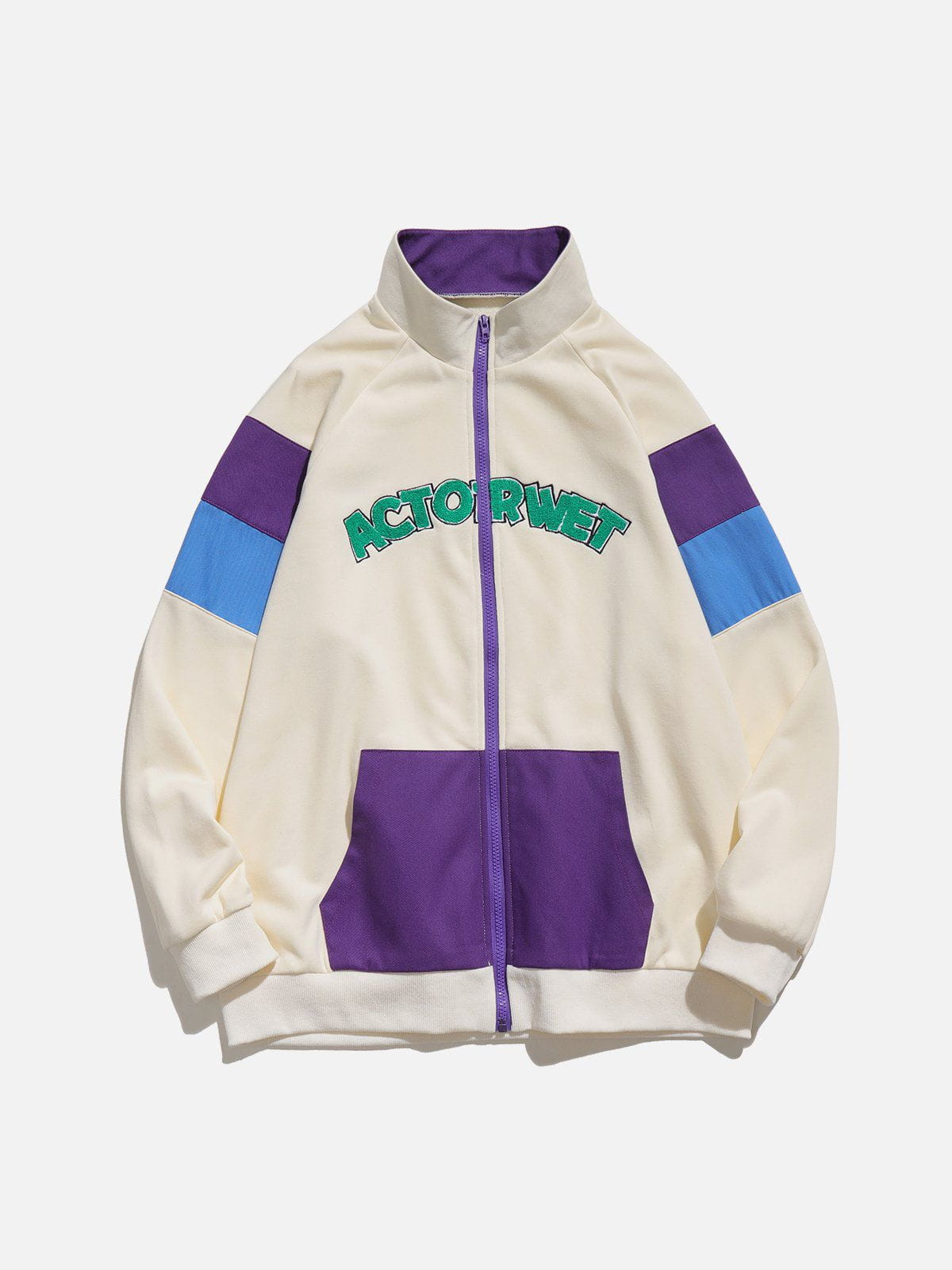 Vintage Patchwork-Buchstabenjacke 