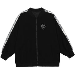 Jacke mit seitlichem Bandanna-Print im Vintage-Stil 