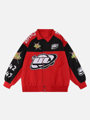 Vintage Gespleißte Lokomotivjacke 