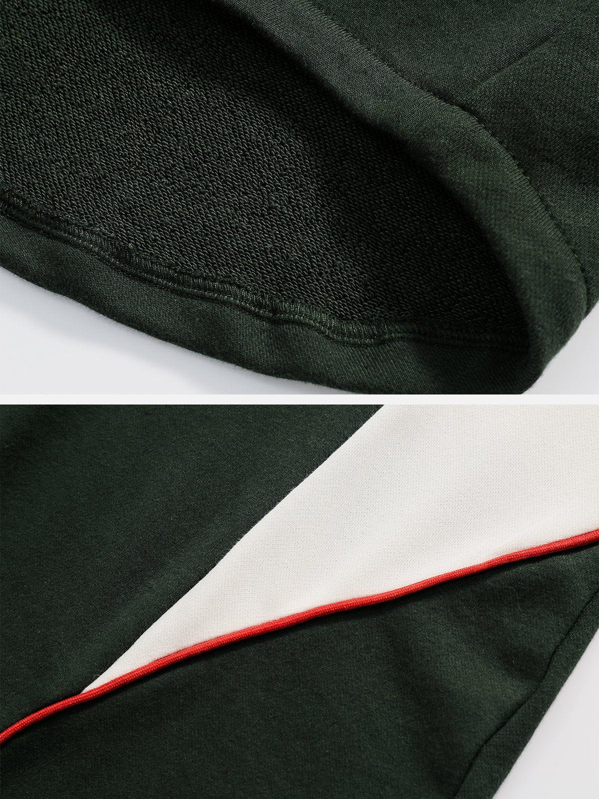 Vintage Splicing Sweatshirt