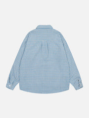 Gestreifte Vintage-Hemdjacke 