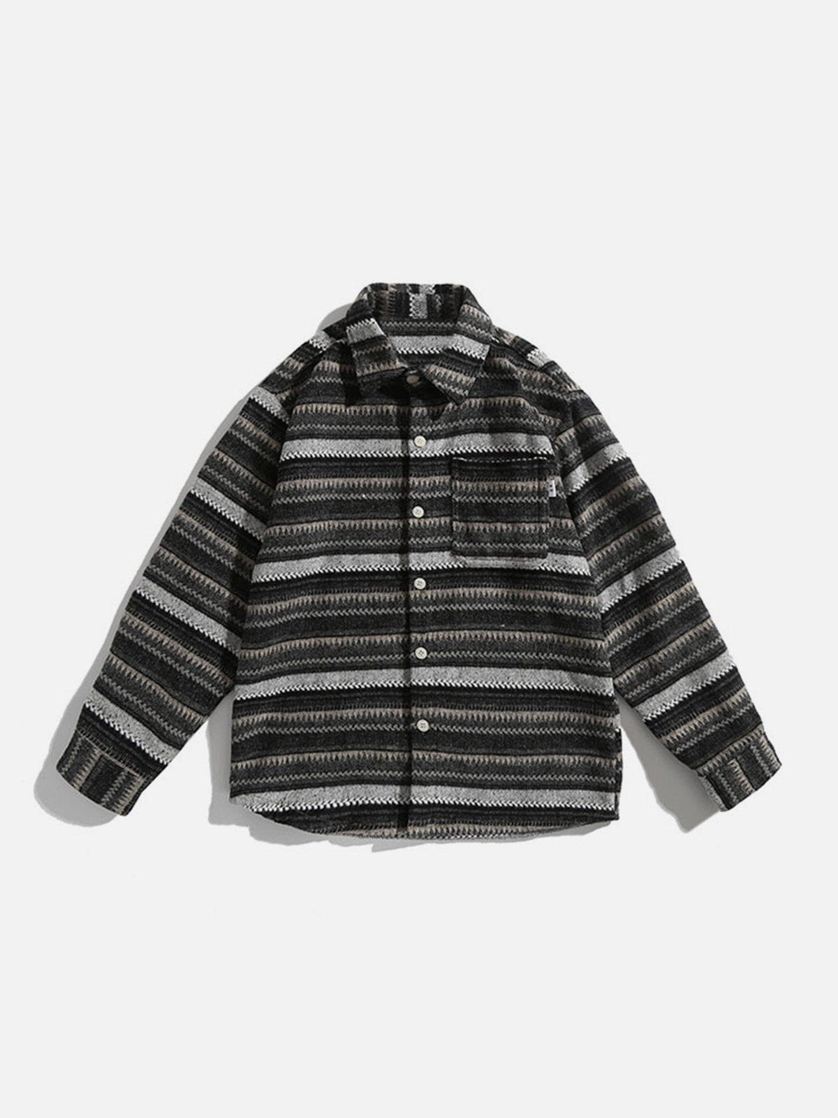 Vintage Stripes Shacket