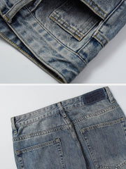 Washed Hole Jeans