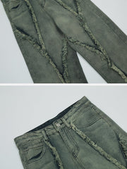 Washed Raw Edges Jeans