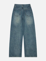Washed Wide Leg Jeans