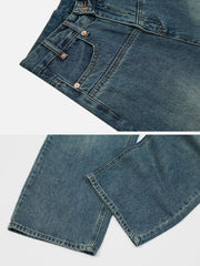 Washed Wide Leg Jeans