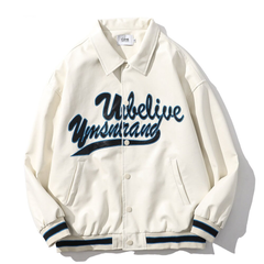 White BELIVE Jacket