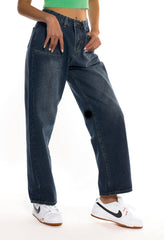 Wide Leg Straight Jeans