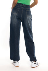Wide Leg Straight Jeans