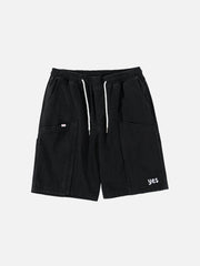 YES Embroidered Shorts
