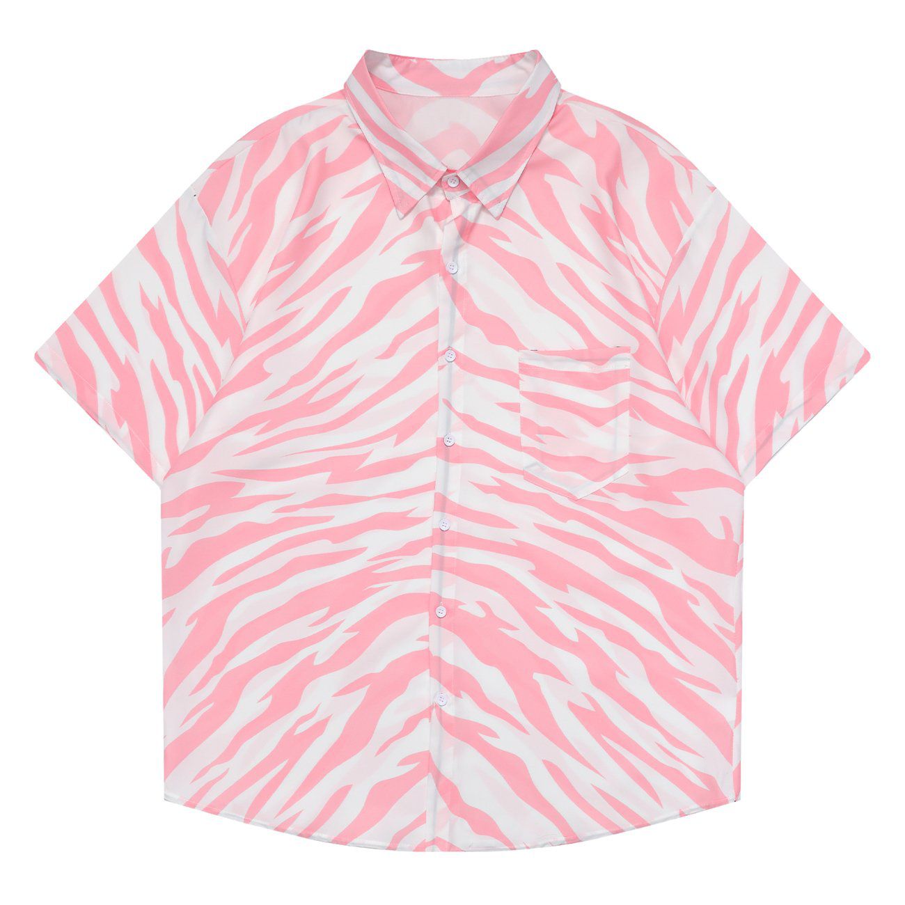 Zebra Graphic Sleeve Shirt