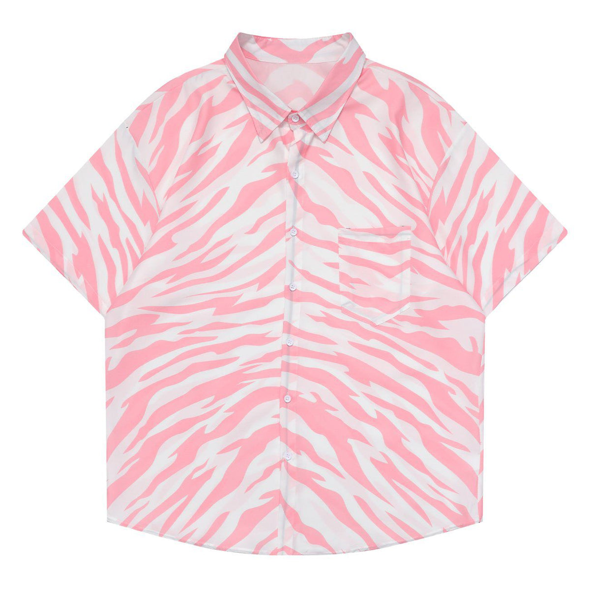 Zebra Graphic Sleeve Shirt
