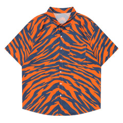 Zebra Graphic Sleeve Shirt