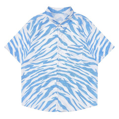 Zebra Graphic Sleeve Shirt