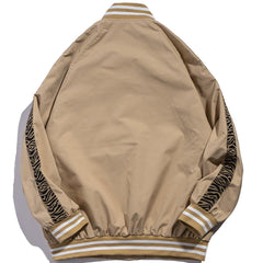 Patchworkjacke mit Zebramuster 