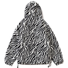 Zebra Pattern Winter Coat