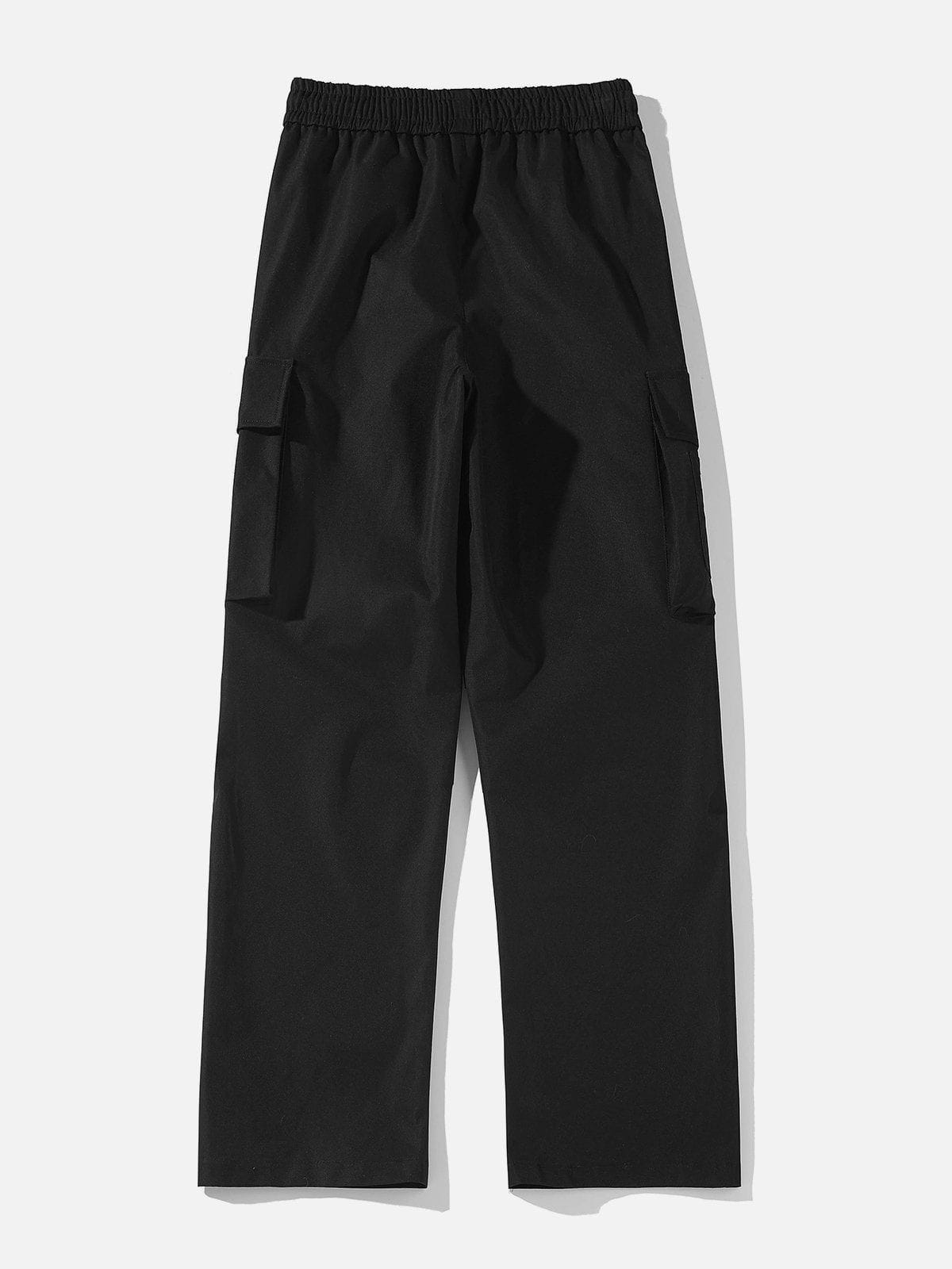 Zip Large Multi-Pocket Cargo Pants