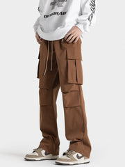 Zip Large Multi-Pocket Cargo Pants