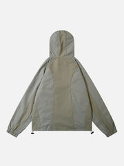 Farblich passende Jacke mit Reißverschluss 