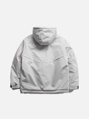 ZIP UP Drawstring Winter Coat