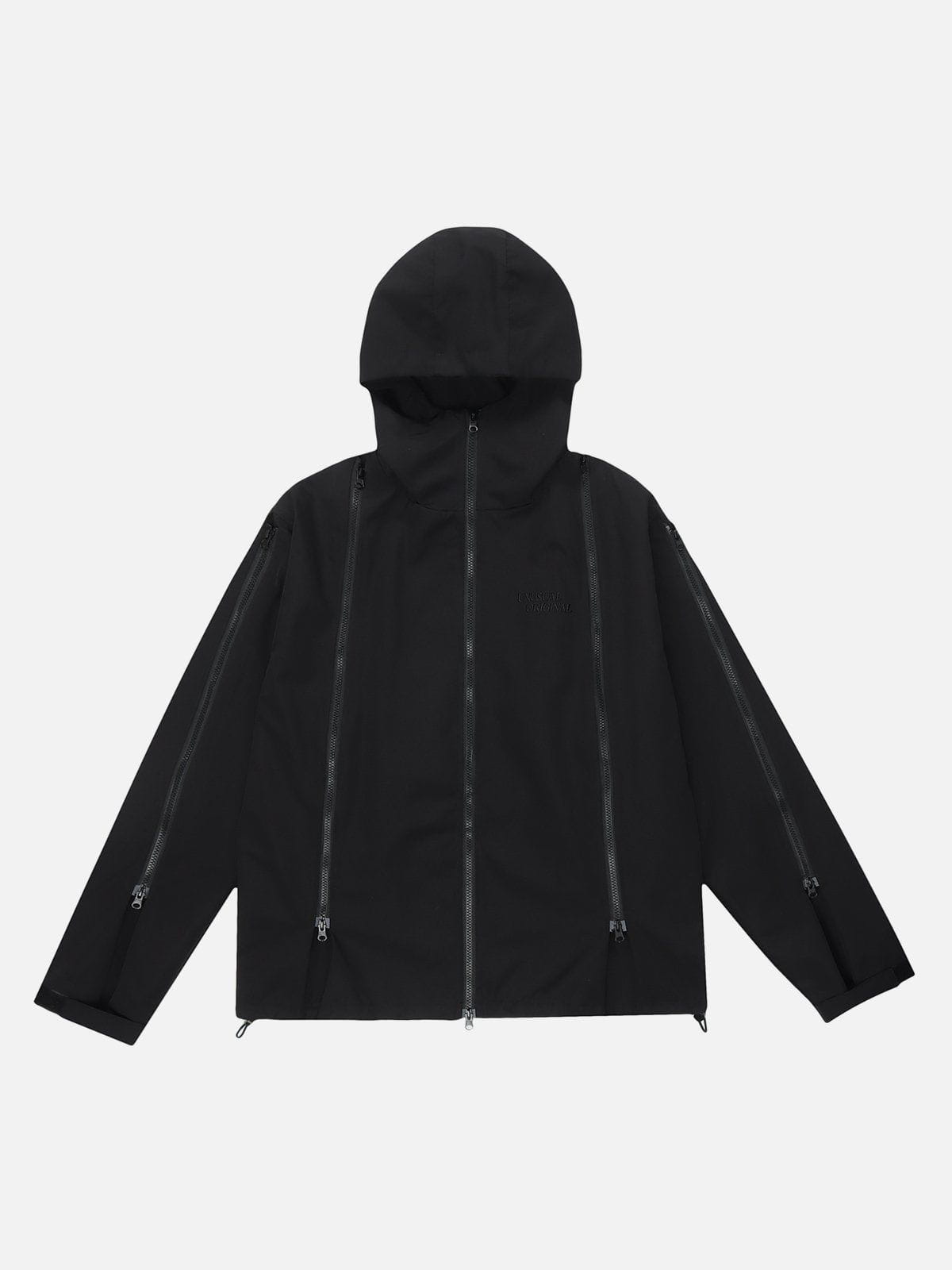 ZIP UP Patchwork Anorak