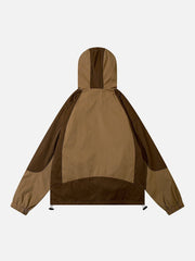 Patchwork-Anorak mit Reißverschluss 