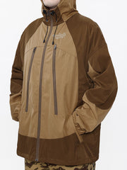 Patchwork-Anorak mit Reißverschluss 