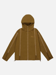ZIP UP Patchwork Anorak