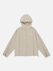 ZIP UP Patchwork Anorak