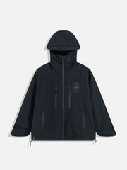 ZIP UP Patchwork Anorak