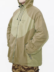 Patchworkjacke mit Reißverschluss 